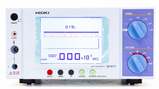 Hioki SM8215 SUPER MEGOHMMETER 1000V